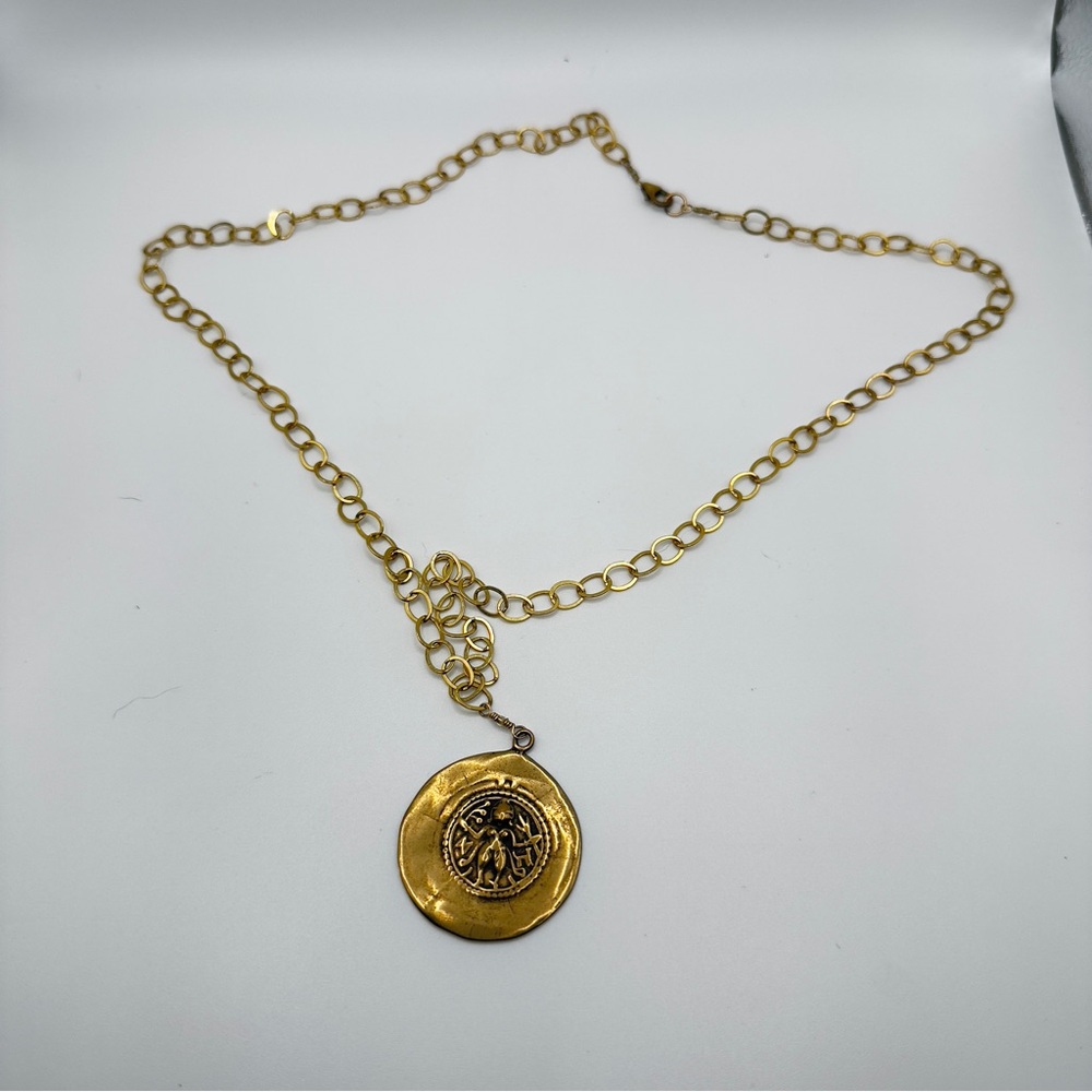 Marie Chavez Buddha Necklace 34” long